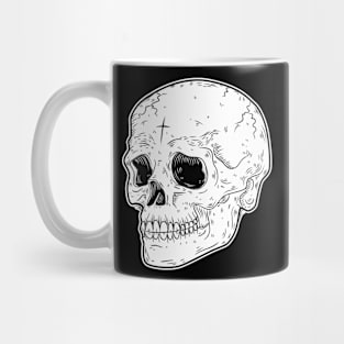 Skull with cross Mug